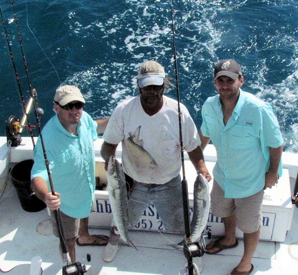 Barracudas Caught in Key West fishing on charter boat Southbound