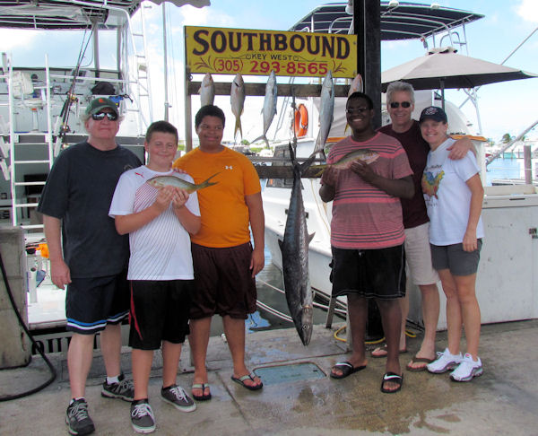 Fish Caught in Key West fishing on charter boat Southbound
