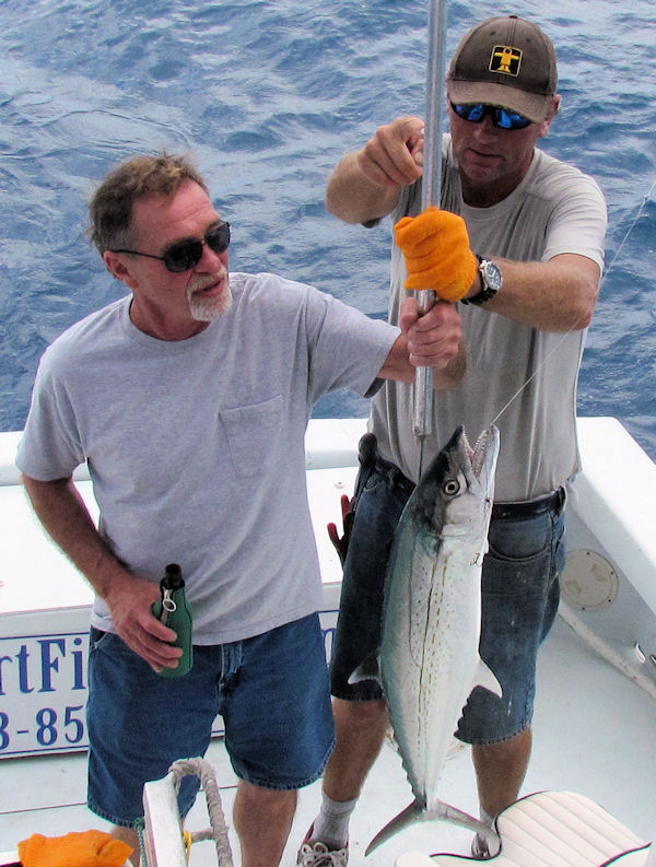 Big Cero Mackerel Caught in Key West fishing on charter boat Southbound