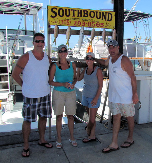 Yellow Tail snapper Caught in Key West fishing on charter boat Southbound