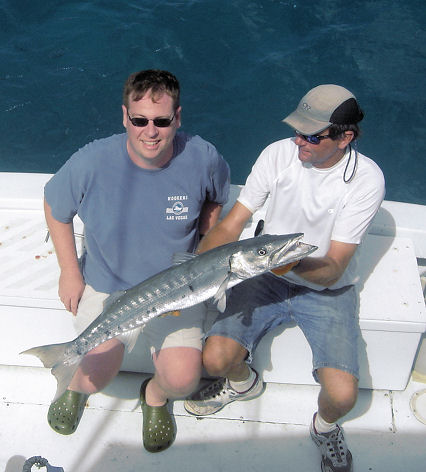 Barracuda caught in Key West fishing on charter boat Southbound from Charter Boat Row, Key West