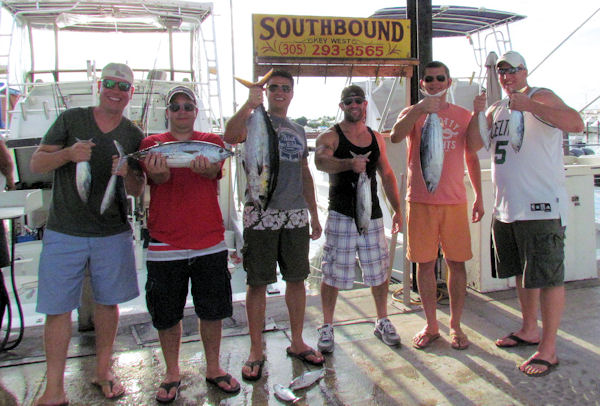 Tuna and bonitos Caught in Key West fishing on charter boat Southbound