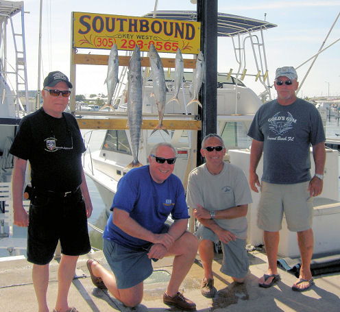 Fish caught fishing Key West on charter Boat Southbound from Key West fishing dock Charter Boat Row