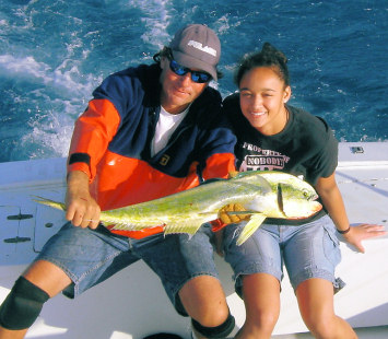 Dolphin caught fishing aboard charter boat Southbound in Key West, Florida