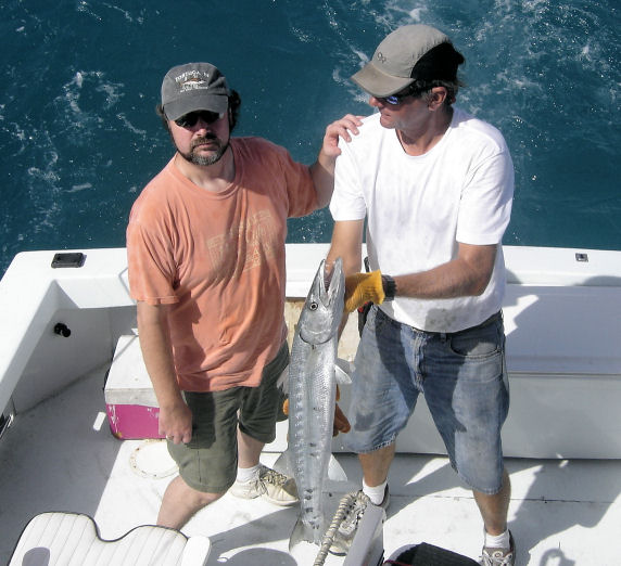 Barracuda caught in Key West fishing on charter boat Southbound from Charter Boat Row, Key West