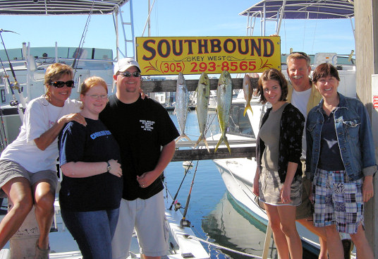 Fish caught fishing on the charter boat Southbound in Key West, Florida
