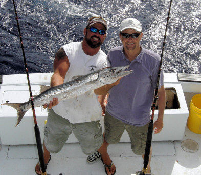 Barracuda caught fishing on Charter Boat Southbound in Key West Florida