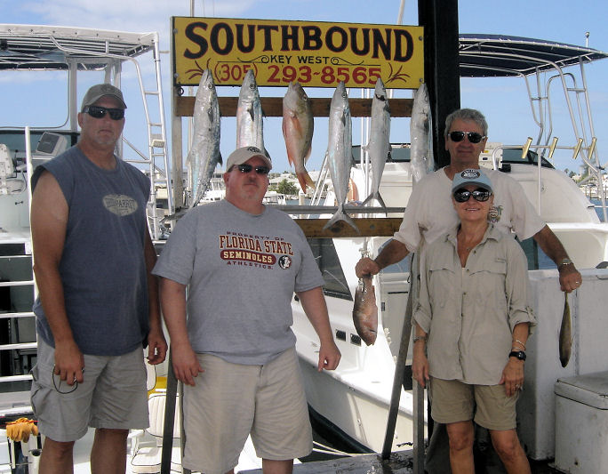 Fish caught in Key West fishing on charter boat Southbound from Charter Boat Row, Key West