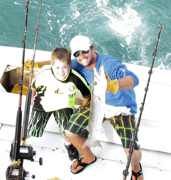 Barracuda caught in Key West fishing on charter boat Southbound
