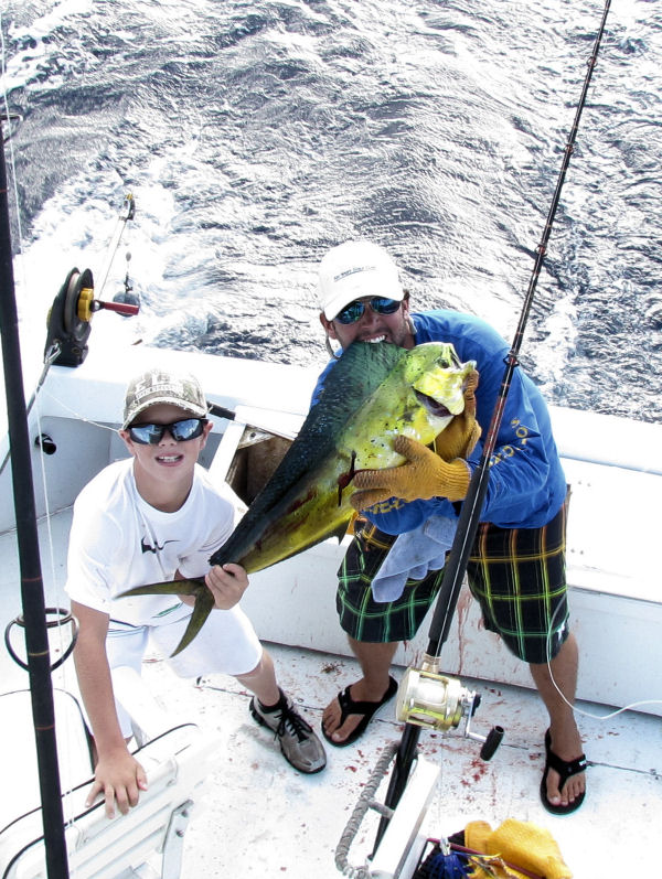 dolphin caught in Key West fishing on charter boat Southbound
