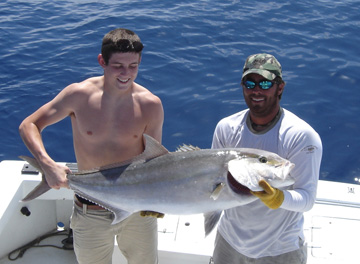 Amberjack caught fishing Key West on Charter Boat Soutbhound