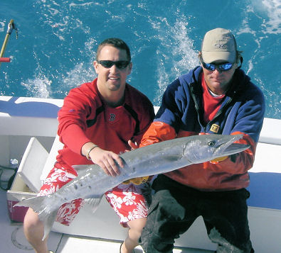 Big Barracuda caught on a Key West Fishing charter with Charter Boat Southbound