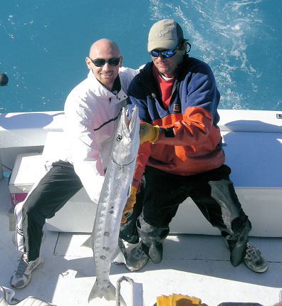 Big Barracuda caught on a Key West Fishing charter with Charter Boat Southbound