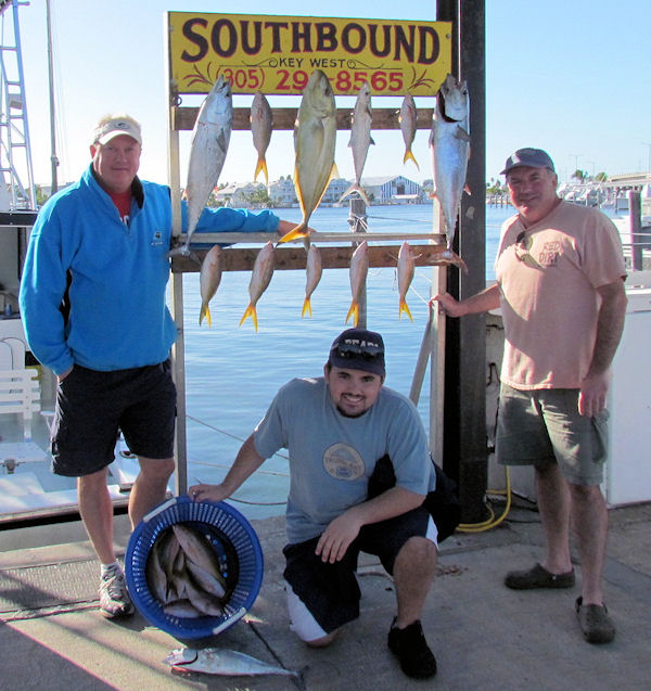 Fish caught fishing Key West on charter boat Southbound from Charter Boat Row Key West