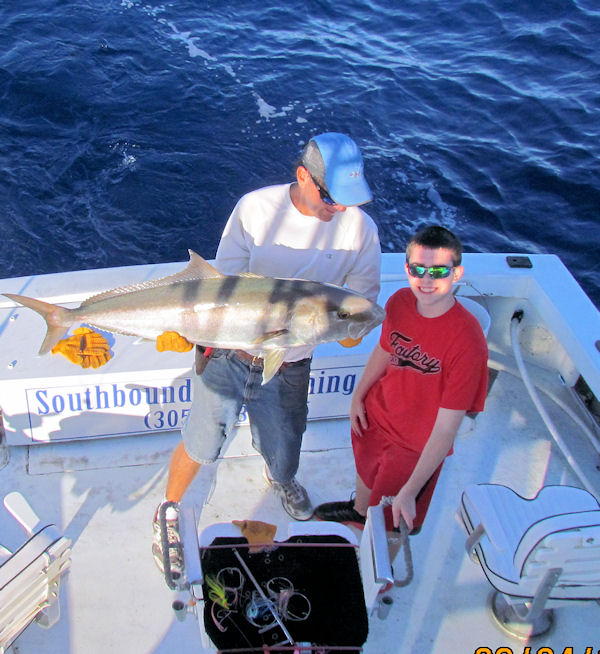 Amberjack caught in Key West fishing on charter boat Southbound from Charter Boat Row, Key West