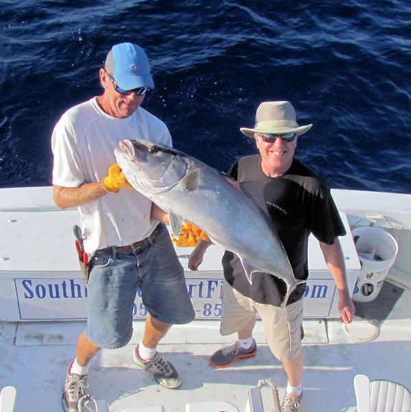 Amberjack caught in Key West fishing on charter boat Southbound from Charter Boat Row, Key West