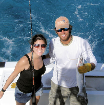 Barracuda caught fishing Key West Florida on charter boat Southbound