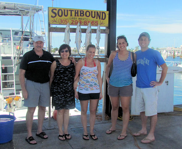 Fish caught fishing in Key West on Charter Boat Southbound from Charter Boat Row Key West
