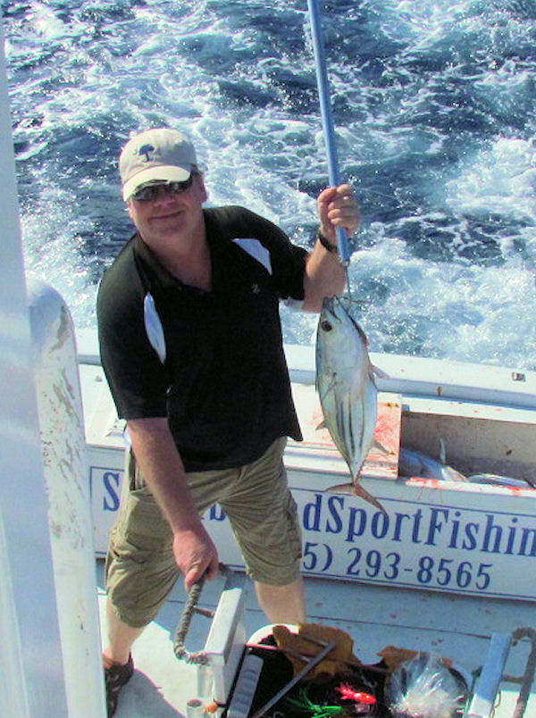 Skip Jack Tuna caught fishing Key West on charter boat Southbound from Charter Boat Row Key West