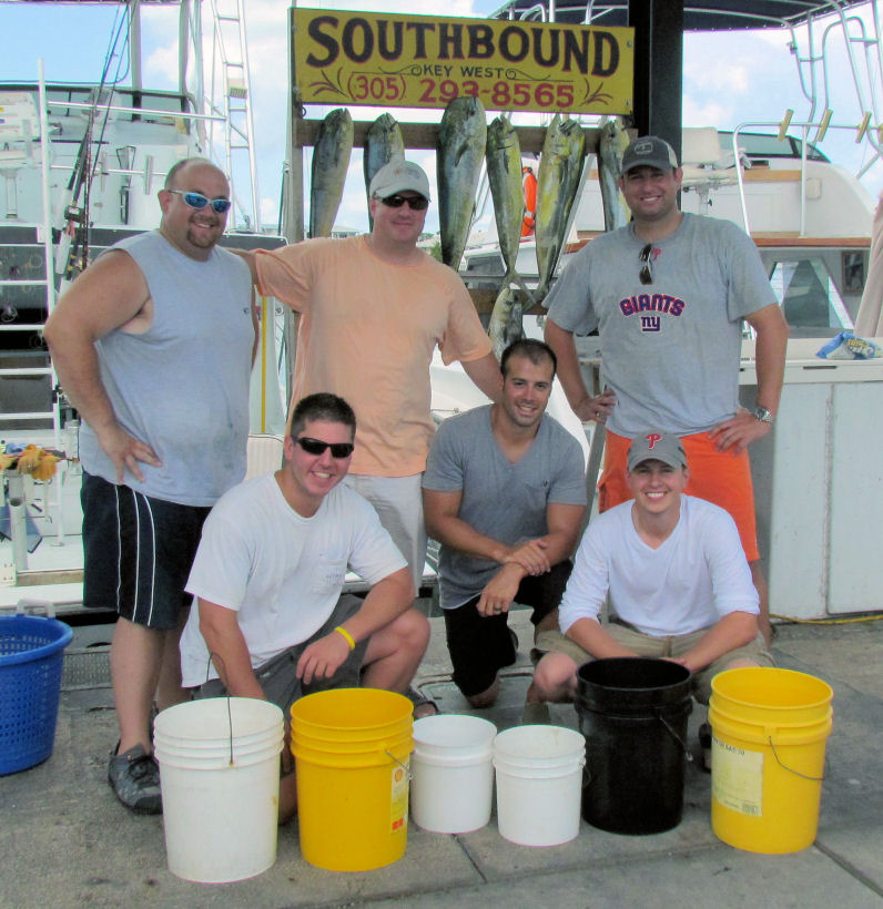 dolphin caught in Key West fishing on charter boat Southbound