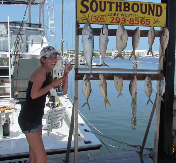Fish caught in Key West fishing on charter boat Southbound from Charter Boat Row