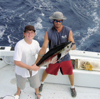 30lb Tuna caught fishing on the Charter Boat Southbound in Key West, Florida