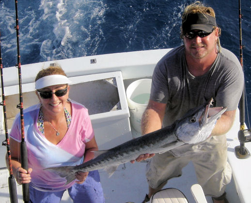 Barracuda cuaght fishing key west on charter boat Southbound from Charter Boat Row Key West
