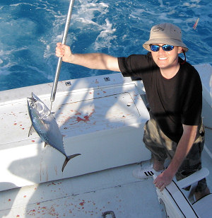 Bonito caught in Key West fishing on charter boat Southbound