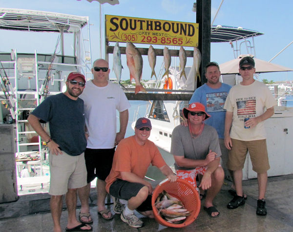 Mutton and yellow tail snapper Caught in Key West fishing on charter boat Southbound