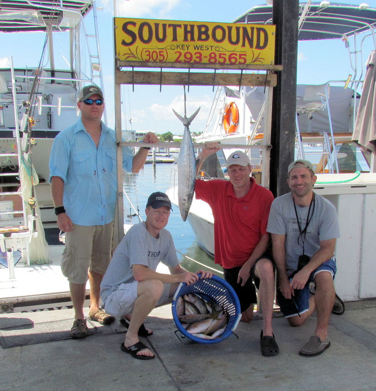 Big Cero mackerel and some nice Yellow Tail snapper Caught in Key West fishing on charter boat Southbound