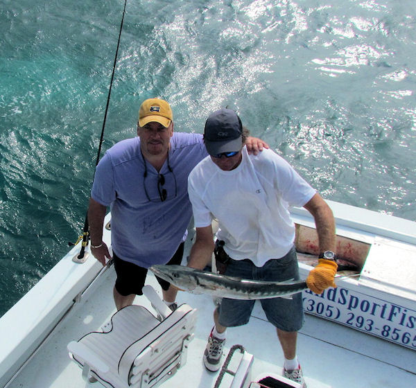 Barracuda caught fishing Key West on charter boat Southbound from Charter Boat Row Key West