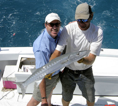 Big Barracuda caught on Key West Fishing Boat Southbound