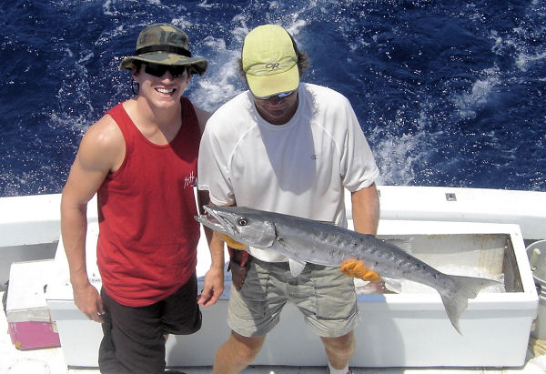 Barracudacaught in Key West fishing on charter boat Southboud