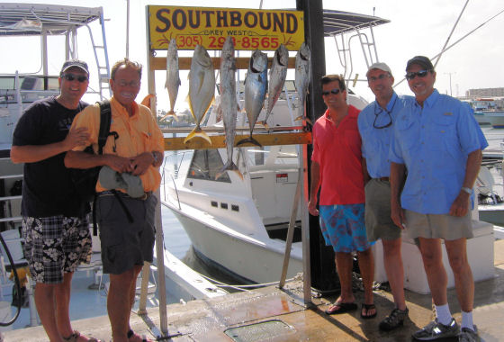 Fish caught on Key West fishing boat Southbound