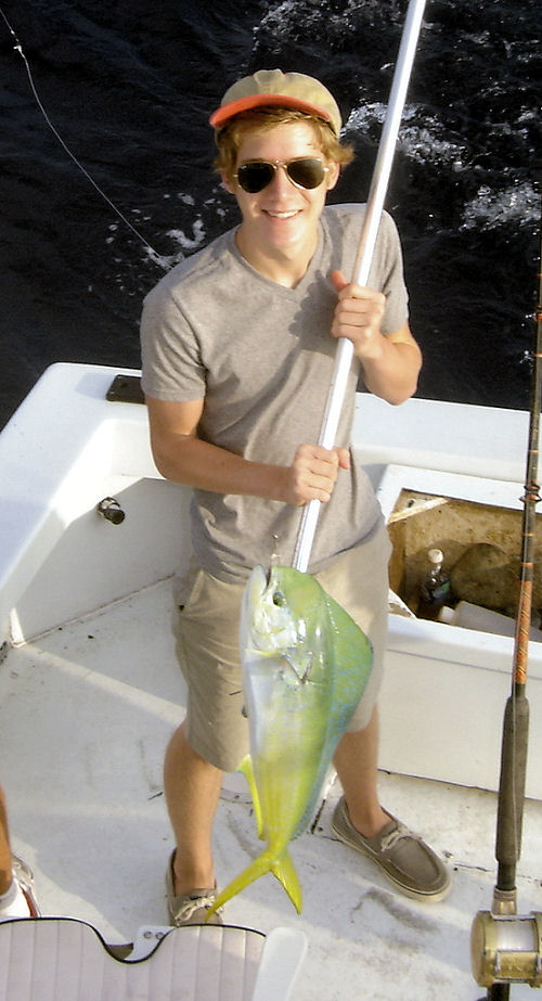 dolphin caught in Key West fishing on charter boat Southbound from Charter Boat Row Key West