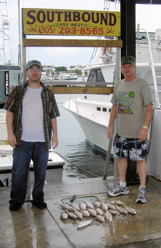 Pictures of Fish Caught aboard while Fishing Key West Charter Boat Southbound