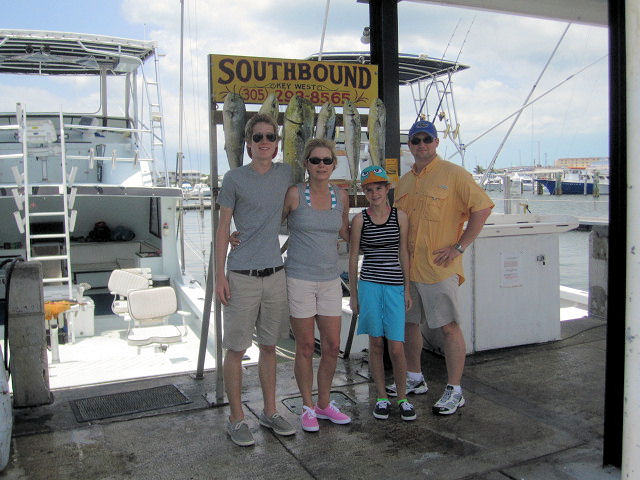 dolphin caught in Key West fishing on charter boat Southbound from Charter Boat Row Key West
