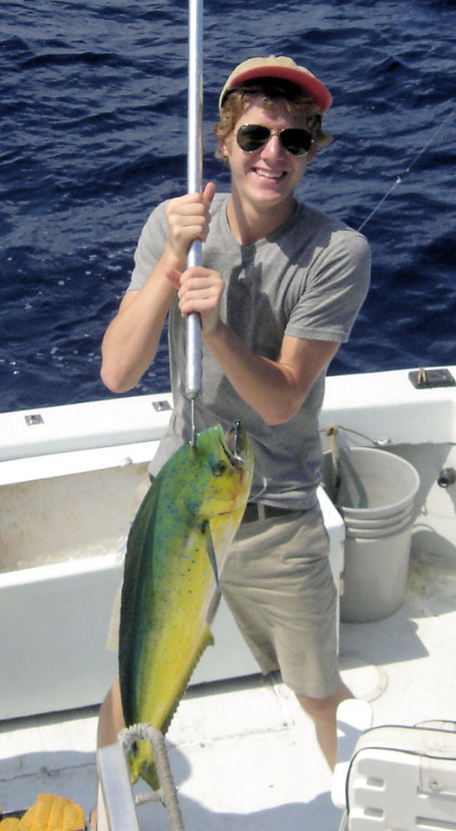 dolphin caught in Key West fishing on charter boat Southbound from Charter Boat Row Key West