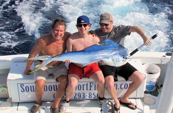 25 lb Bull Dolphin caught fishing Key West on charter boat Southbound from Charter Boat Row Key West
