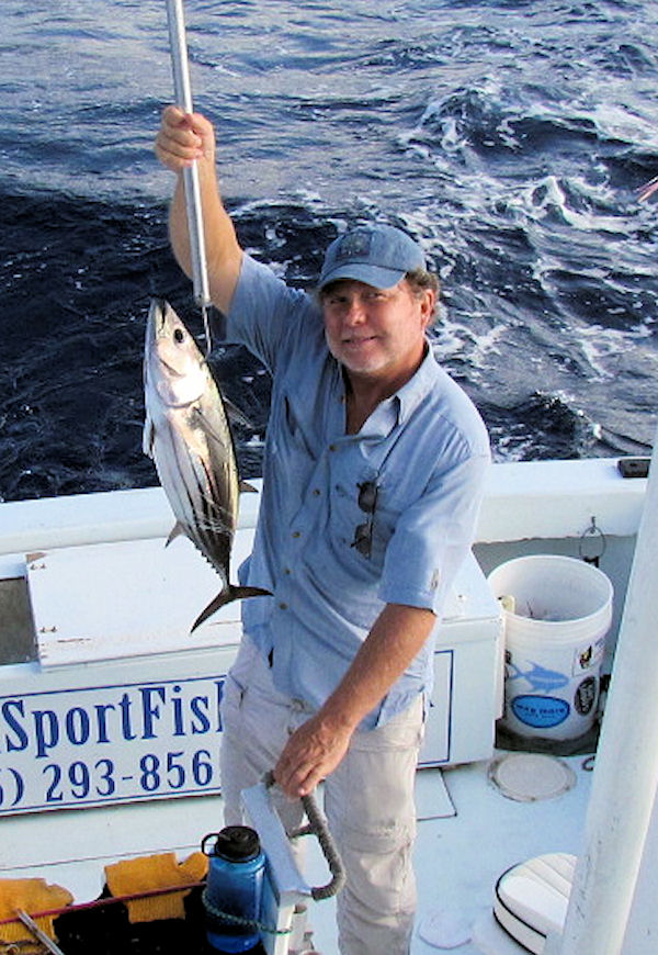 Skip Jack Tuna caught fishing Key West on charter boat Southbound from Charter Boat Row Key West