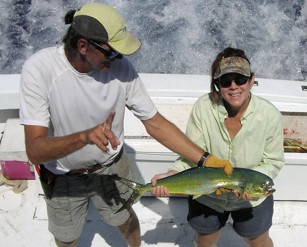 Dolphin caught in Key West fishing on Charter Boat Southbound from Charter Boat Row, Key West
