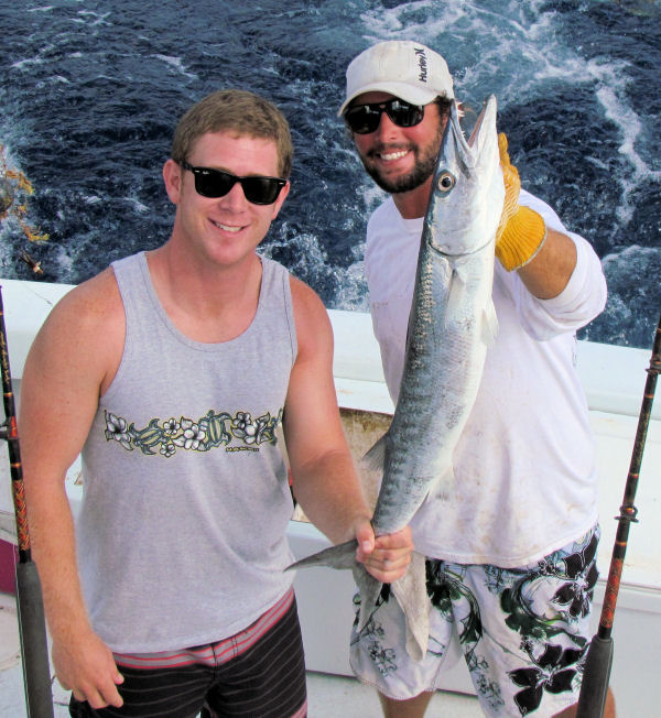 Barracuda caught in Key West fisihing on charter boat Southbound from Charter Boat Row, Key West Florida