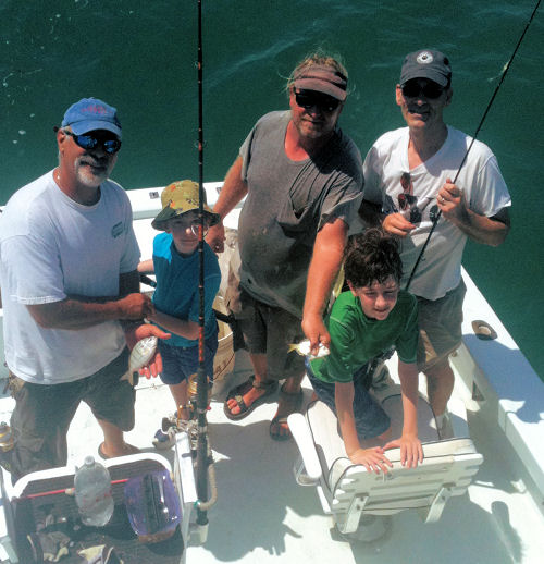 Yellow Tail Snapper caught in Key West fishing on Charter Boat Southbound