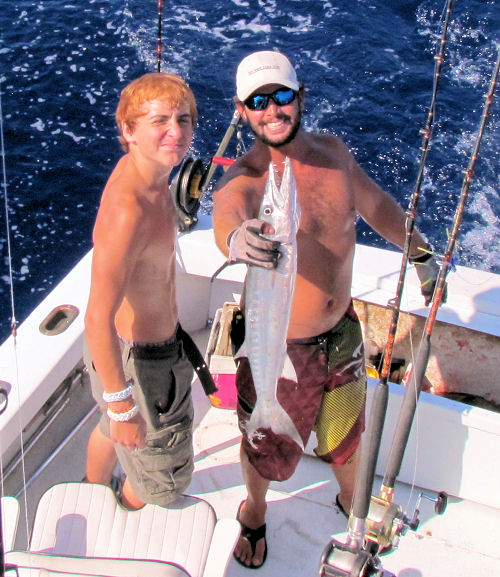 Barracuda caugth in Key West fishing on chater boat Southbound from Charter Boat Row Key West