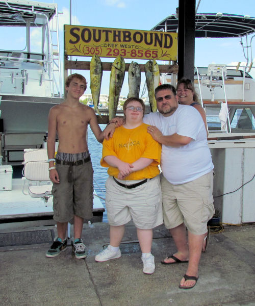dolphin caugth in Key West fishing on chater boat Southbound from Charter Boat Row Key West