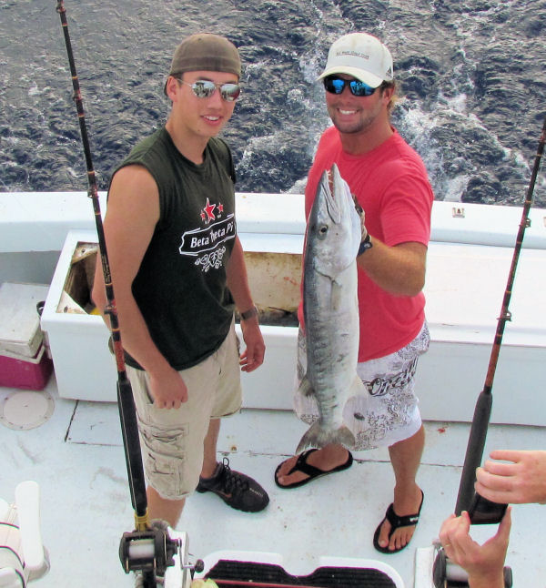 Barracuda caught in Key West fishing on charter boat Southbound from Charter Boat Row Key Wes