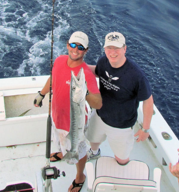 Barracuda caught in Key West fishing on charter boat Southbound from Charter Boat Row Key Wes