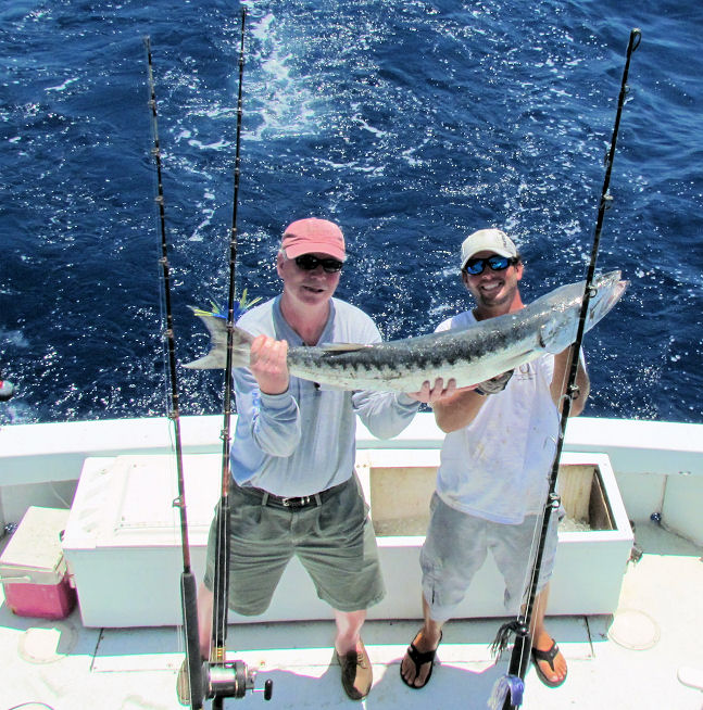 Barracuda caught in Key West fishing on charter boat Southbound from Charter Boat Row Key Wes