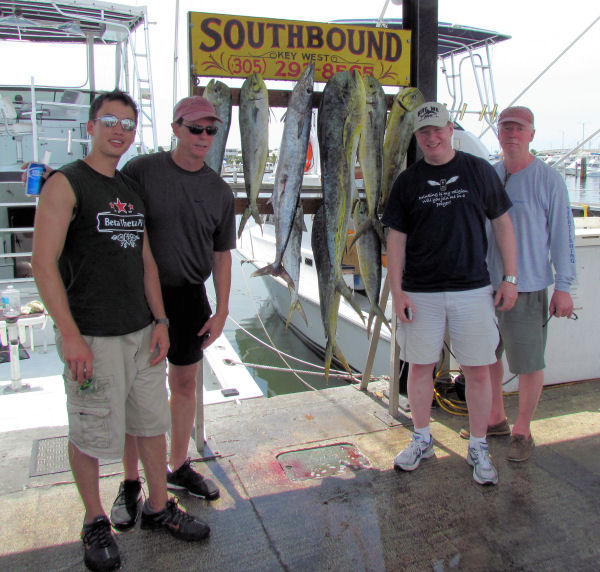 fish caught in Key West fishing on charter boat Southbound from Charter Boat Row Key West
