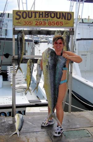 Fish caught aboard the Southbound in Key West, Florida